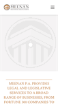 Mobile Screenshot of meenanlawfirm.com